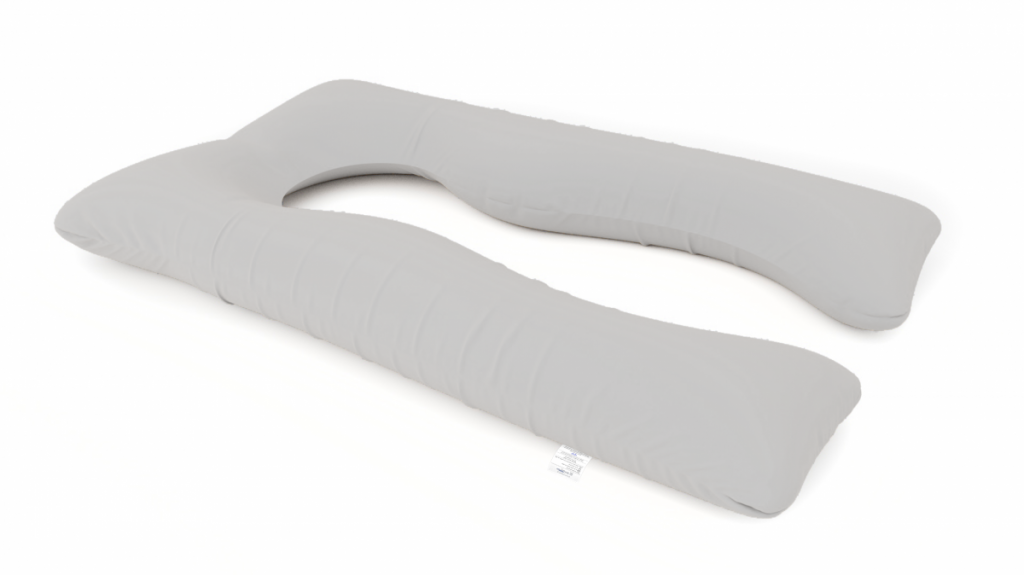 כרית הריון והנקה דגם QUEEN אפור בהיר