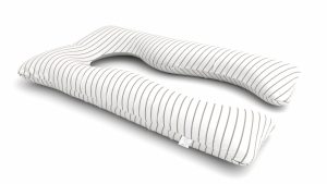 כרית הריון והנקה דגם QUEEN פסים בז'