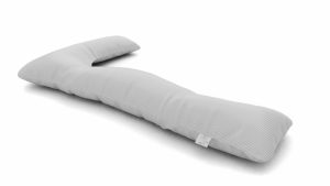 כרית הריון דגם PRINCESS פסים דקים אפור