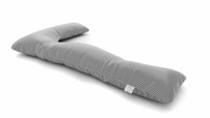 כרית הריון דגם PRINCESS פסים דקים שחור