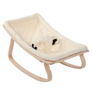 טרמפולינה עץ - קרם בז'