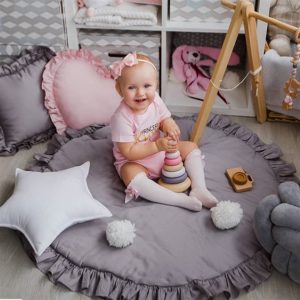 מחצלת משחק צבע אפור