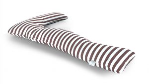 כרית הריון דגם PRINCESS פסים חום בורדו