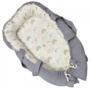 בייבינסט אפור הדפס