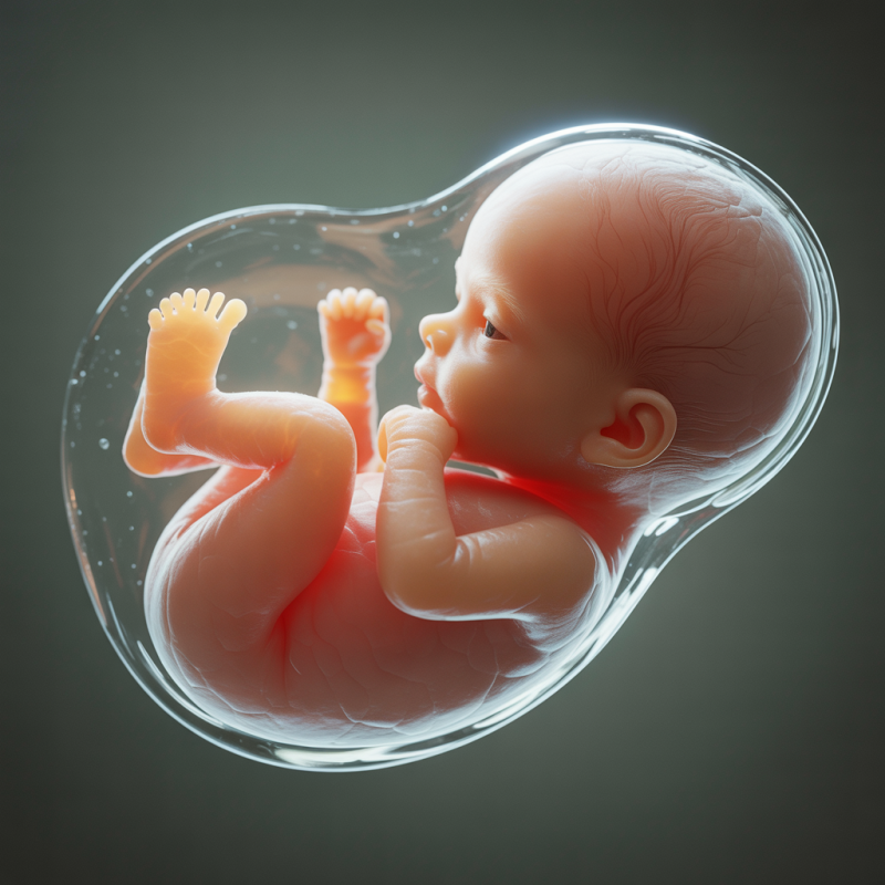 עובר בשליש השני להריון - כריתלי